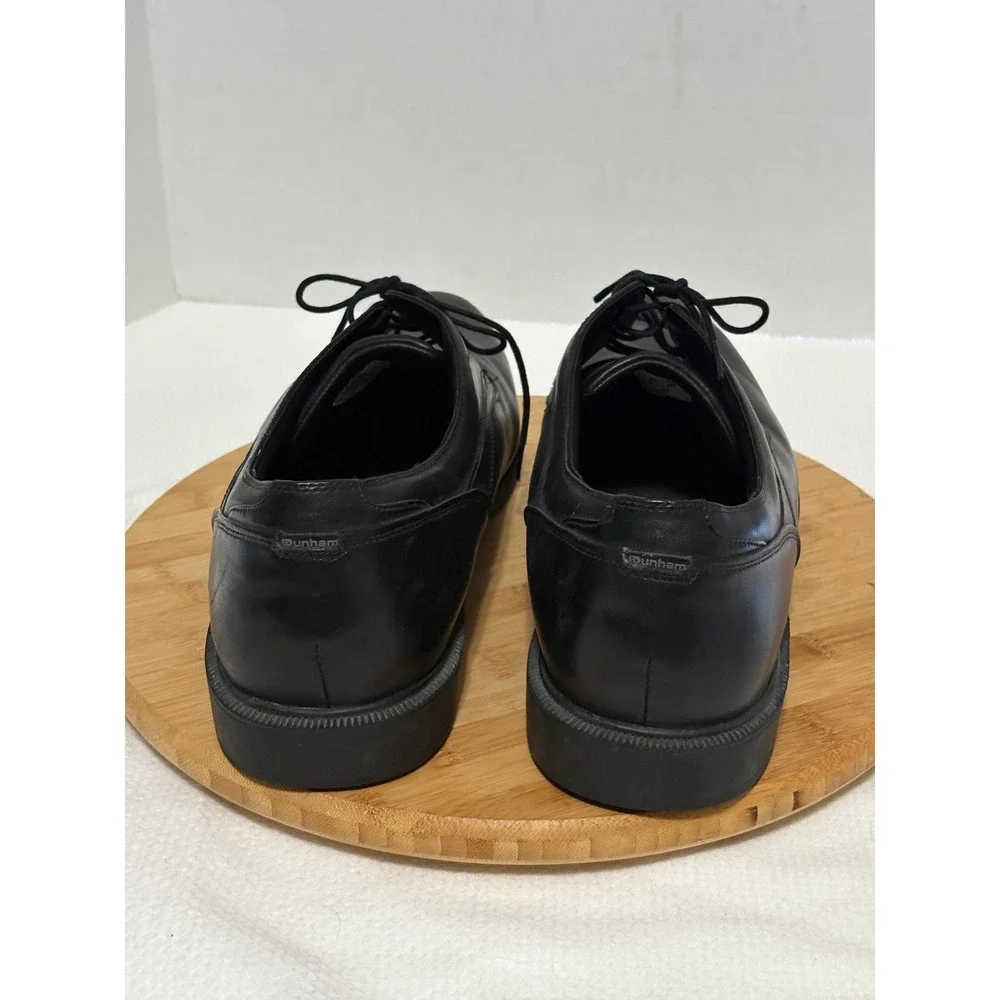 Dunham Men's Black Leather Derby Dress Shoes MCT410BK Size 19D Lace Up Classic